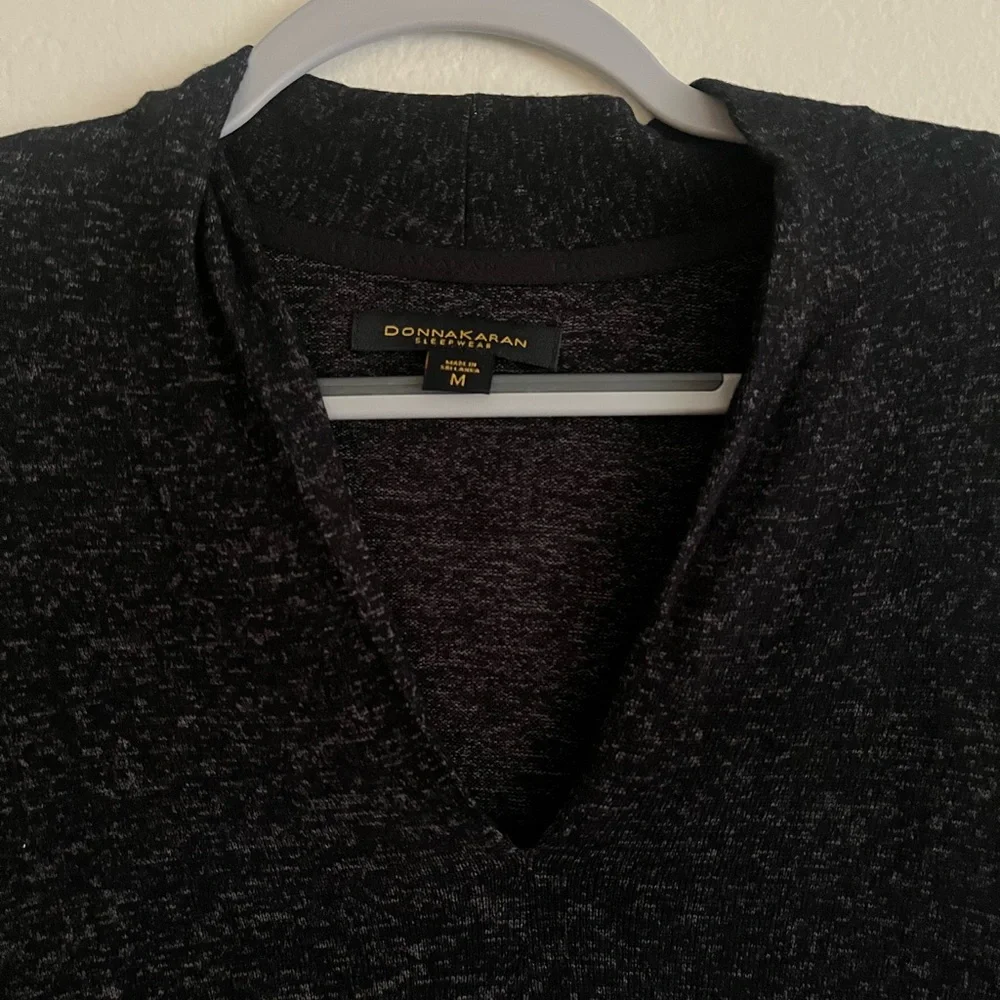 NWT Black Maxi Night Gown | Donna Karen - Picture 6 of 10